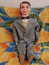 Mouth Upgraded DANNY O'DAY 32" Ventriloquist Dummy Juro 1967 Headstick Control
