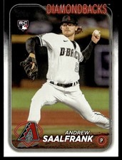 2024 Topps Andrew Saalfrank Rookie Arizona Diamondbacks #406