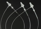 Plastic Fasteners Hang Tags Clear Snap Lock for Retail Store Clothing Accessory