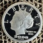 2008 NORFED $20 Liberty 1oz .999 Fine Silver "Arrest $" Handcuff HM RCO 10th Ann