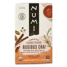 Numi 10200 1.71 oz Organic Teas and Teasans - Rooibos Chai (18/Box) New