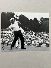 Jack Nicklaus signed autographed Masters PGA golf 8x10 photo Beckett BAS COA LOA