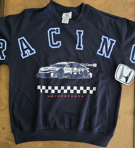 Honda HRC Men's Sweatshirt Sz M Graphic Racing Logo NWT Free Shipping 
