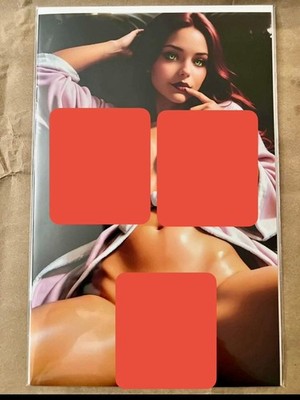 Bangers Comics Starfire Cosplay Virgin Variant LE 100 Rare Nude Sold Out