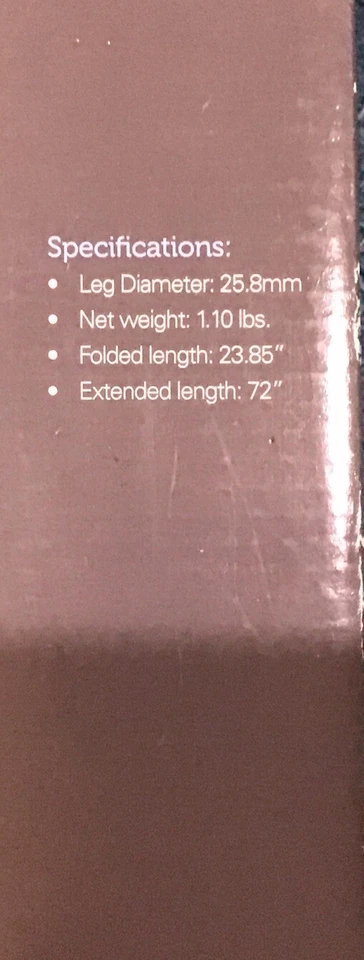 "Soporte para cámara Polaroid Monopie 72"" PLMON72 Canon Nixon etc. Nuevo en caja Foto 3 de 3