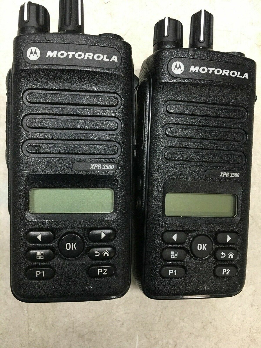 Qty 10 Motorola XPR3500 UHF 403-512mhz digital radios