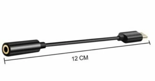 Universal USB Type C to 3.5mm AUX Headphone Adapter Jack Cable For Android Black - Image 3 of 3