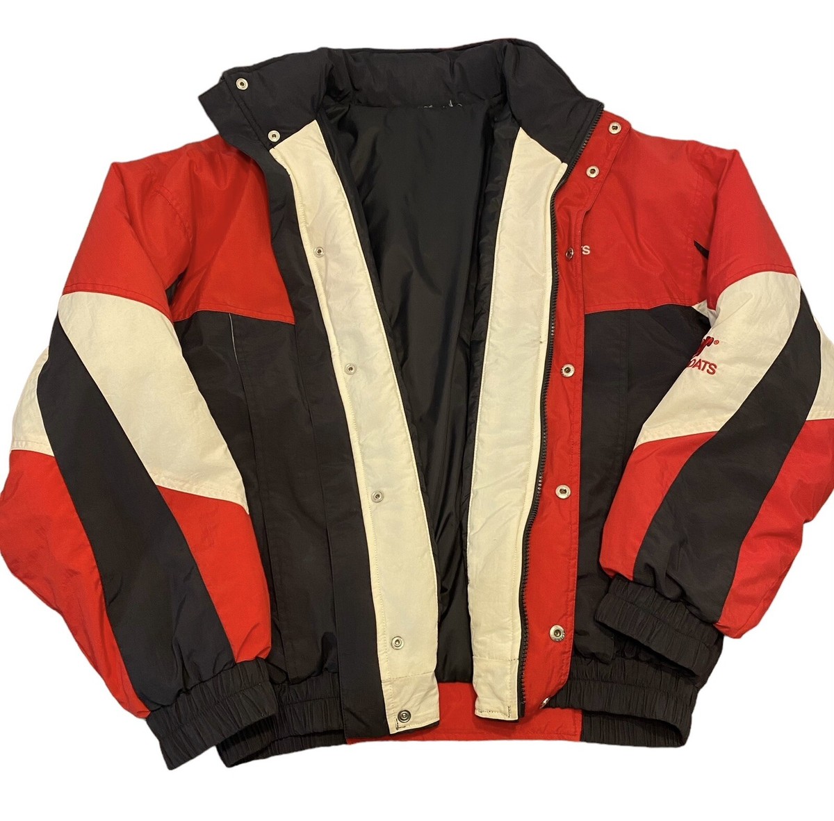 Ranger Boats Jacket Men Size L Red Black White Stitched