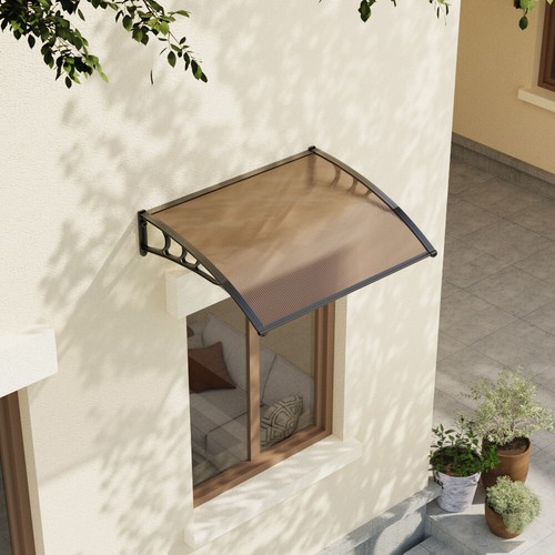 Door Canopy Window Awning Rain Shelter Front Back Porch Outdoor Patio Roof Cover - Picture 131 of 168
