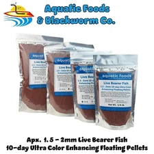 Live Bearer Ultra Color Enhancing Floating Pellets for a 10-Day Color Change