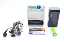 Excellent 5 SONY MZ-R910 Light Blue Walkman MDLP Portable MD Player Recorder