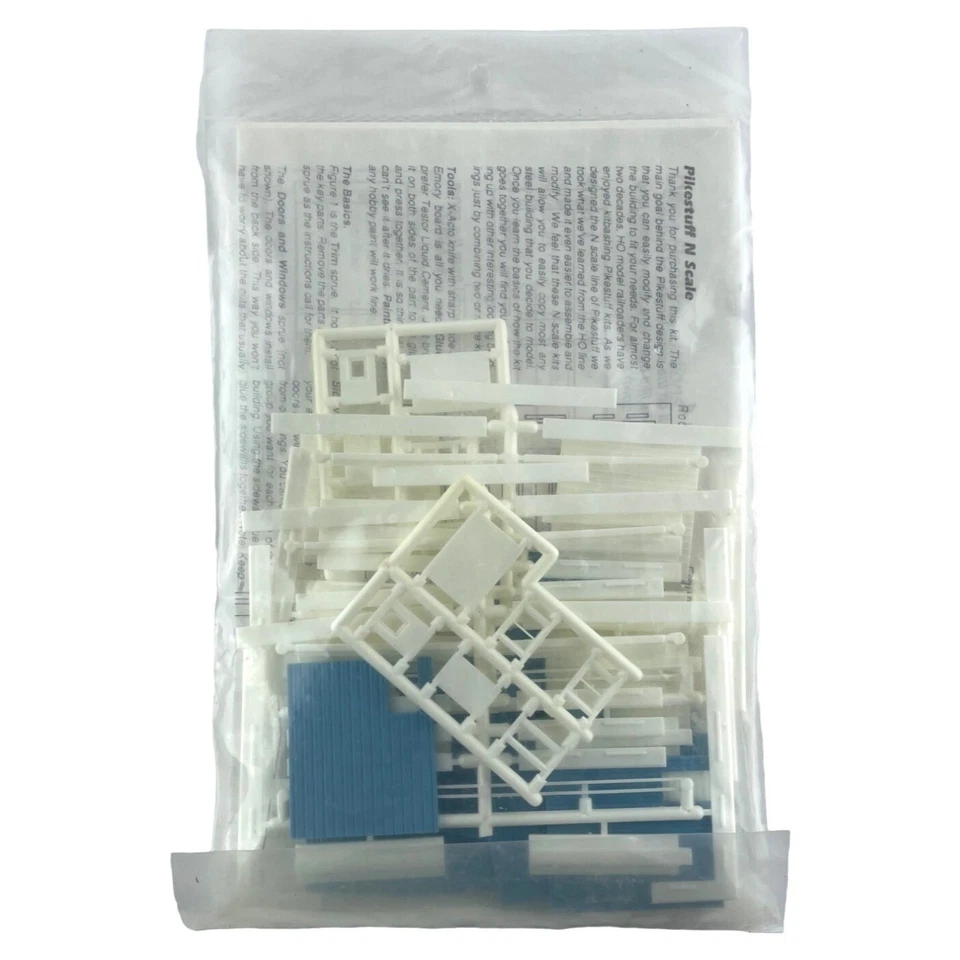 N Scale Train- Pikestuff 541-8017 ~ Office & Warehouse ~ Kit - Image 2 of 2