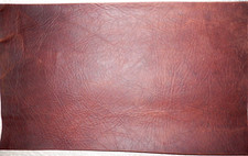9"x16" DARK BROWN OIL TANNED UTILITY LEATHER COWHIDE avg 1.4mm thick 26