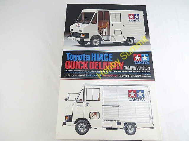 自動車 TAMIYA TOYOTA HAGE QUICK DELIVERY 1/24 Tamiya 1/24 TAMIYA Toyota HIACE Quick Delivery Truck Model Kit