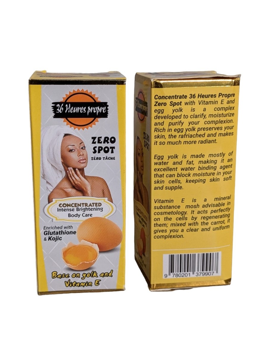 36 Heures egg yolk Propre Zero Tache serum 1piece Exp 2029