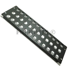 36-Hole 3U Audio Rack Panel Chassis Mount for Neutrik D Size XLR 1/4 TRS SPEAKON
