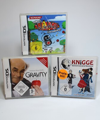 WILEYS WIREWAY + KNIGGE + GRAVITY für Nintendo DS NEU Spiel NDS 3ds wiley's