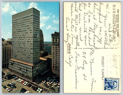 #ad First National Bank Building Minneapolis Minnesota MN Postcard $4.85