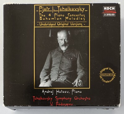 Tchaikovsky The 4 Piano Concertos Andrej Hoteev - 3 CD Boxset Plus Booklet 