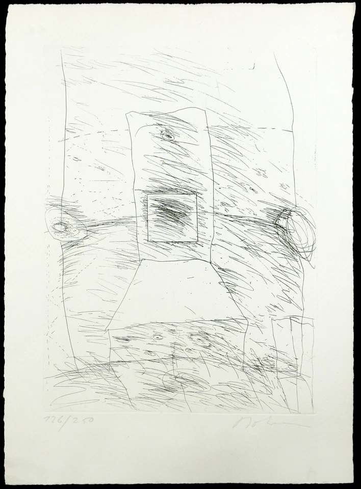 Informel, 1970. Radierung Karl BOHRMANN (1928-1998 D), handsigniert - Bild 2 von 3