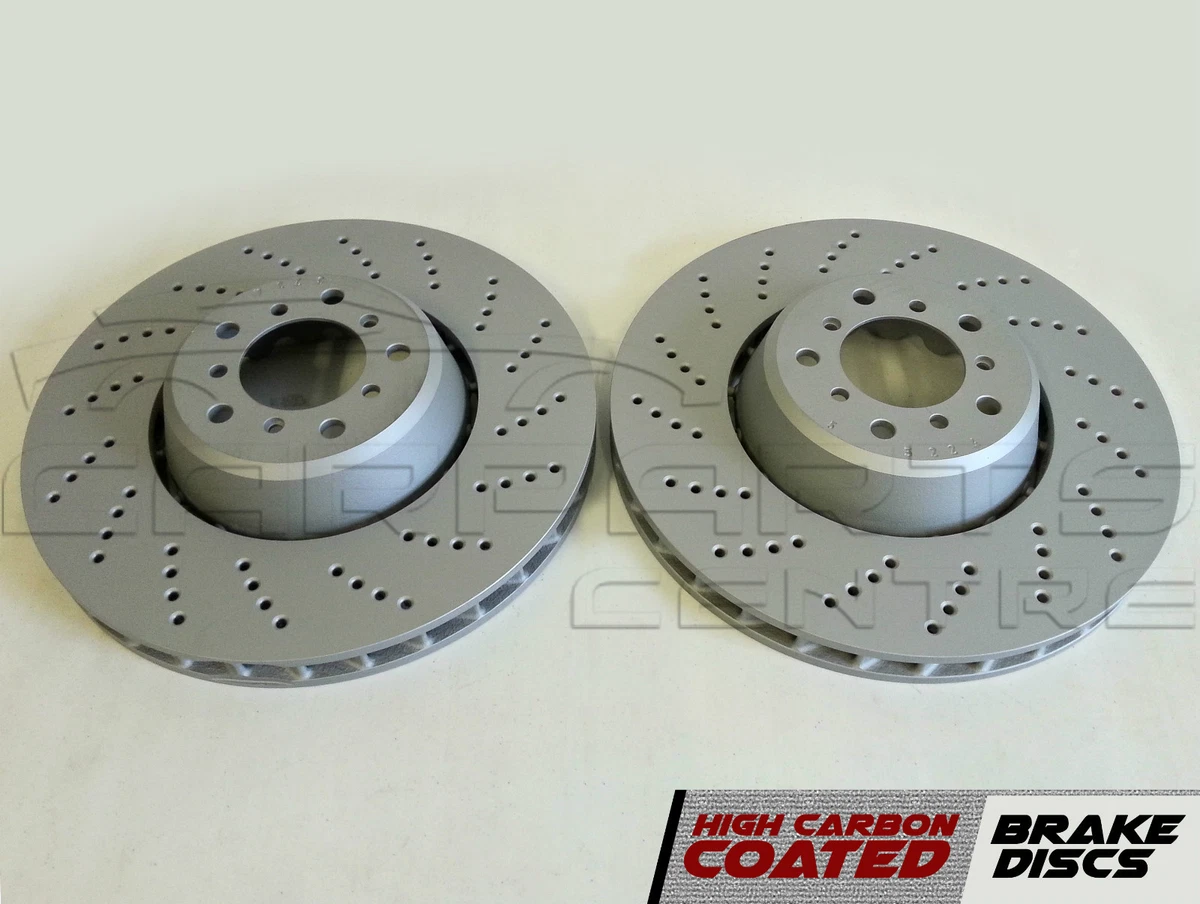 FOR BMW E60 E61 2004- M5 5.0 FRONT LEFT RIGHT BRAKE DISCS HIGH 