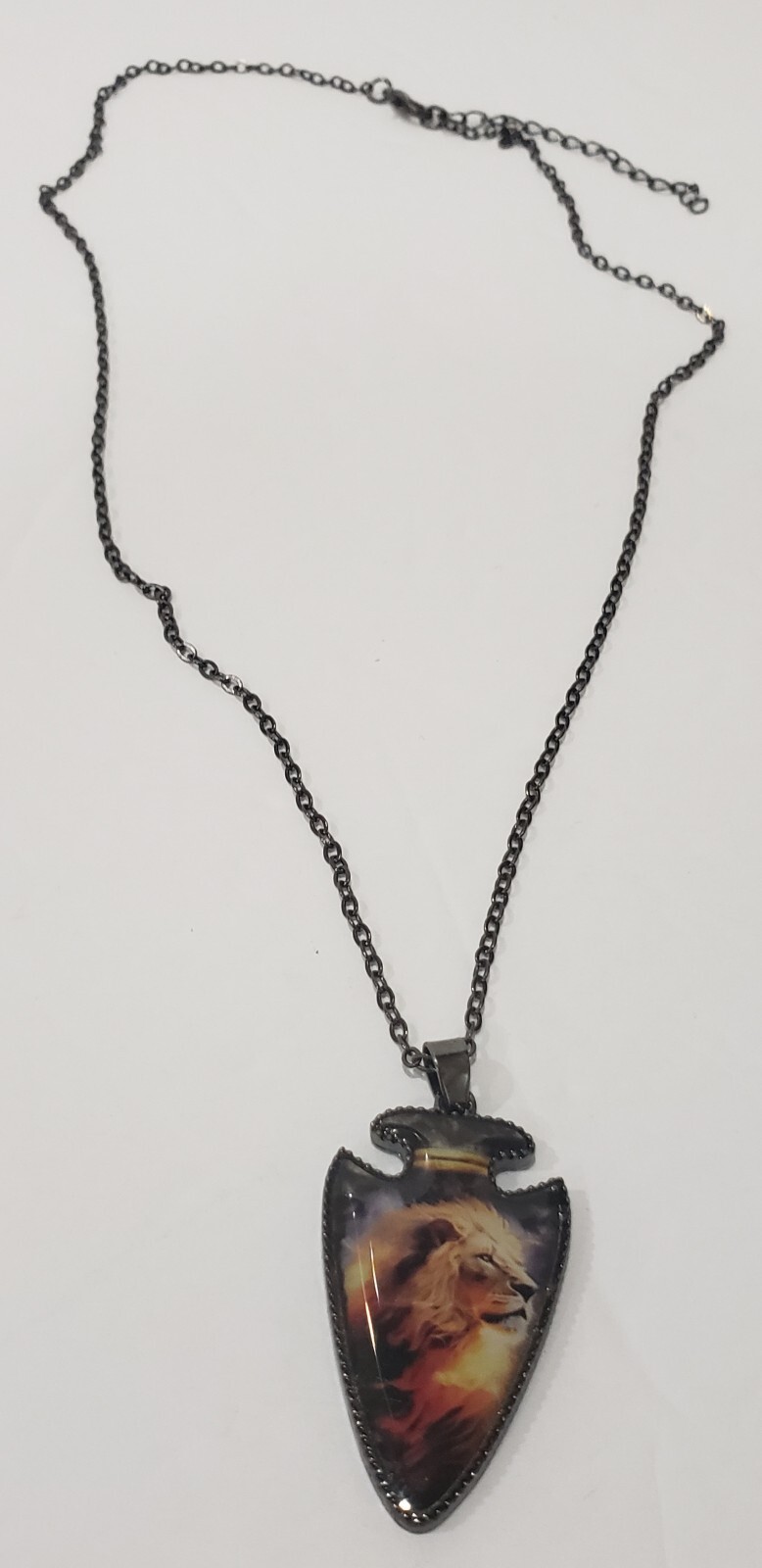 Trendy Creativity Lion Head Pattern Arrowhead Pen… - image 2