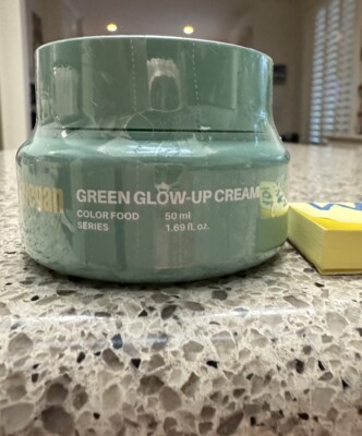 TOVEGAN Green Glow-Up Cream 1.69oz/50mL EXP 6/2027 FULL SIZE; FULLY SEALED $30