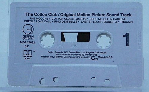 Cassette The Cotton Club Original Motion Picture Sound Track Digital Recording - Picture 2 of 2