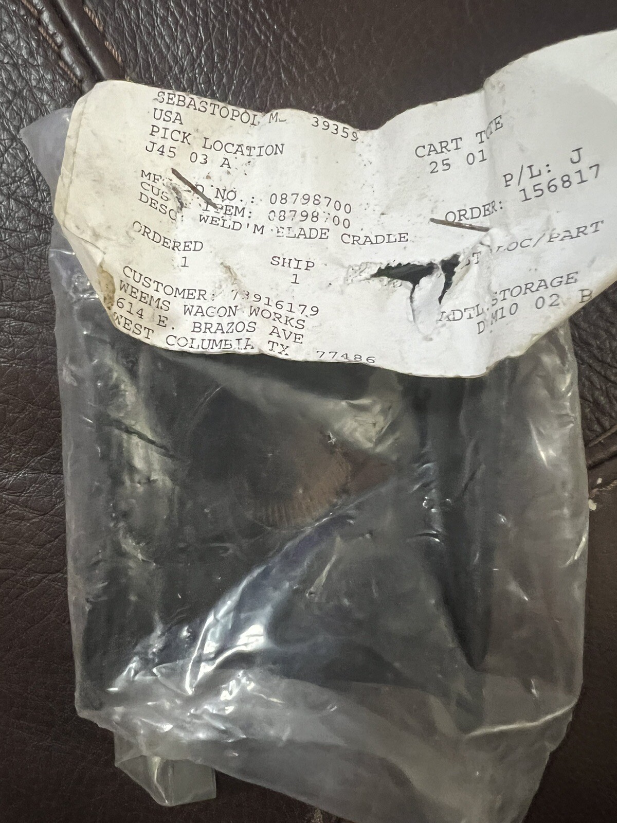 ARIENS GRAVELY 8798700 Deck Cradle Replacement Part