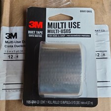  12 Pack 3M Duct Tape Multi Use Gray, 1.5 in x 5 yd