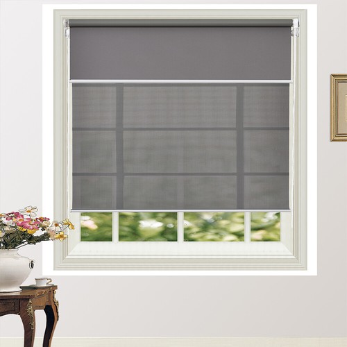 Day/Night Double Roller Blind Dual Blinds Flexible Colour Choices 160cmD/210cmD - Picture 48 of 62