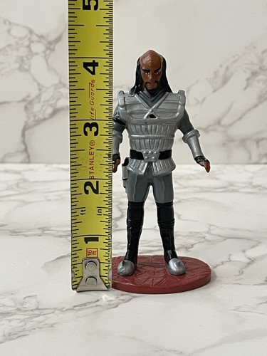VTG 1992 Paramount Hamilton Star Trek 4" Figure Worf Cake Topper - Picture 5 of 5