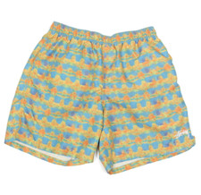 Stussy Swim Trunks Board Shorts Men's size M Summer Vibes Y2K Psychedelic - 122