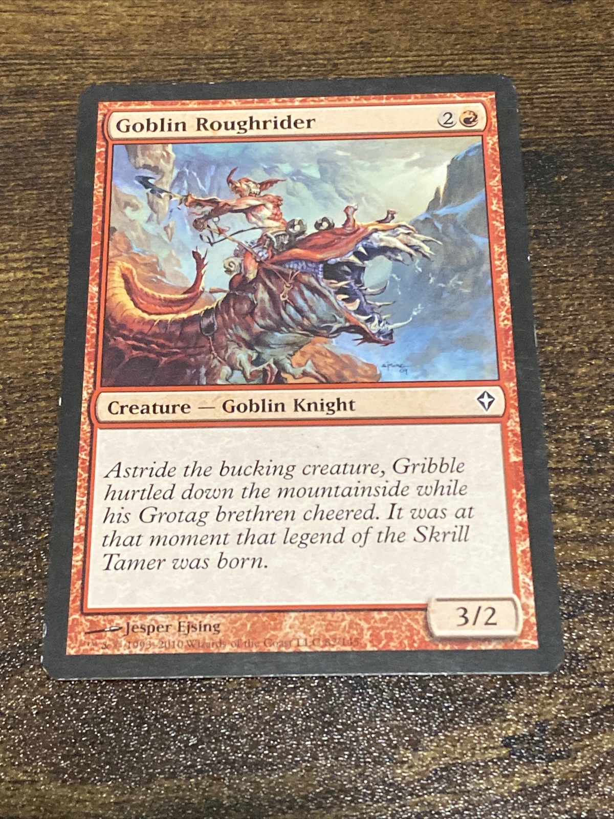 Goblin Rider Magic Goblin Roughrider 82/145 Worldwake MTG Magic The Gathering D5691* | eBay