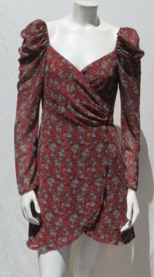 nasty gal red floral dress Nasty Gal White & Red Floral Dress, OPEN TO TRADES!!