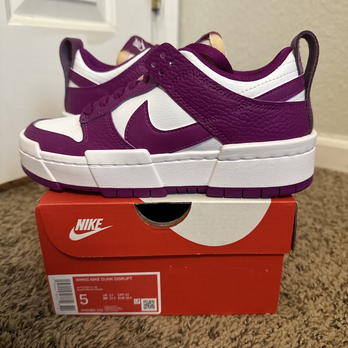 nike dunk disrupt red plum