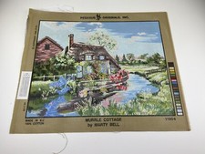 Pegasus Murrle Cottage Marty Bell Needlepoint Tapestry Canvas 20in X 16in