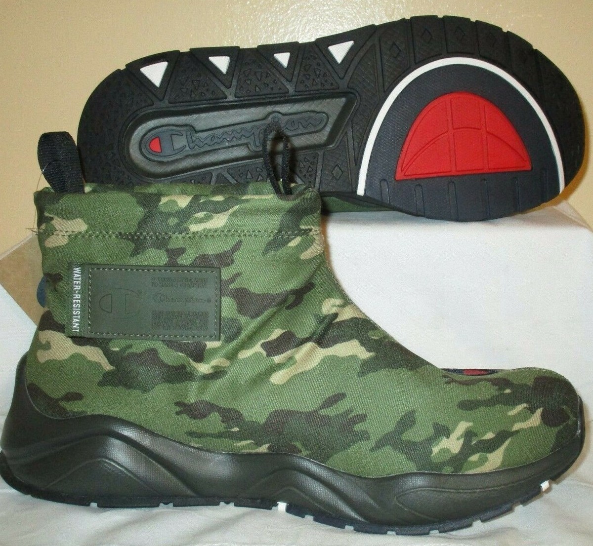 Champion Rally Drizzle Mocs CP101436M Green Olive Camo Men Size US 10 New In Box MEN main image 4