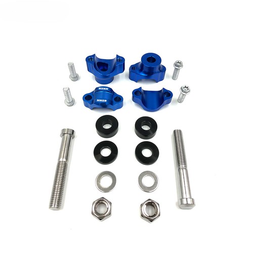 Motorcycle 1 1/8" 28MM Handlebar Risers Bar Mount Clamp Dirt Bike Moto Enduro - Picture 19 of 32