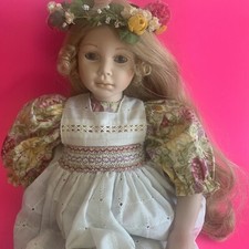 Pauline Bjonness Jacobsen Porcelain Doll Anne Marie 143/950 signed on belly RARE