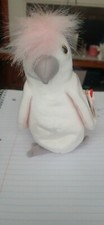 Ty Beanie Babies KuKu Cockatoo Bird - White