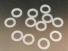 12 NYLON Arrow WASHER WASHERS ALIGN ROTATE BROADHEADS ARCHERY BOW CROSSBOW PL-20