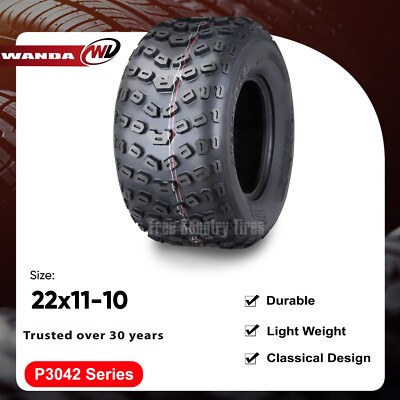 High Load Set of 2 WANDA UTV ATV Tires - 22x11-10 Ethiopia