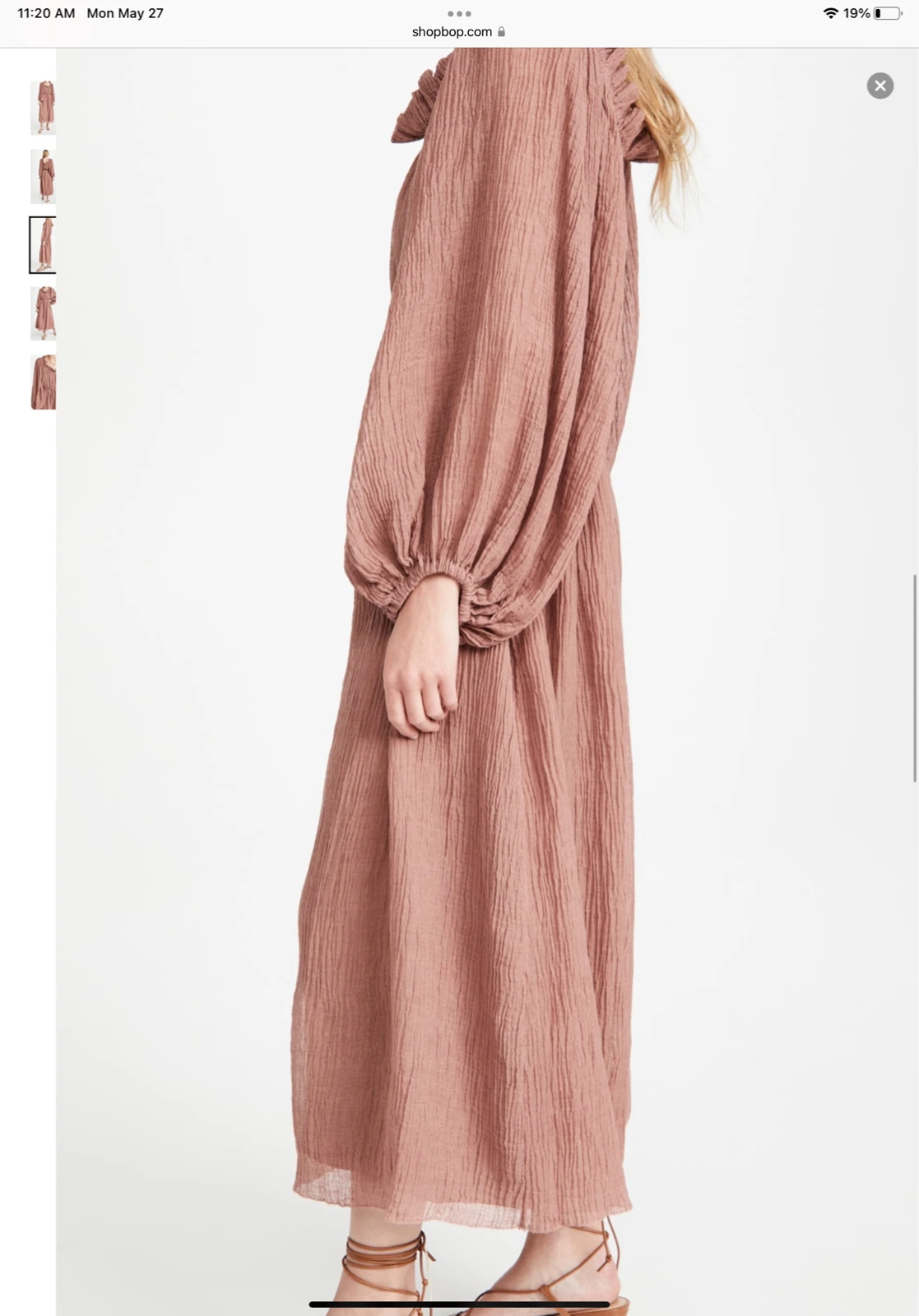 Abito collo arricciato Tory Burch taglia media $498