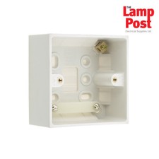 BG 977 - 1 Gang Single Surface Pattress Back Box - 45mm Deep
