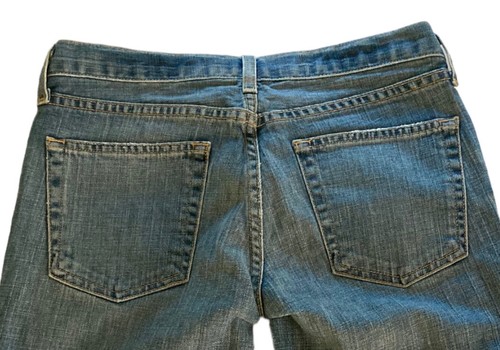 J Crew Jeans Womens 27 Hipslung Capri Low Rise Stone Wash Blue Denim Stretch - Picture 11 of 11