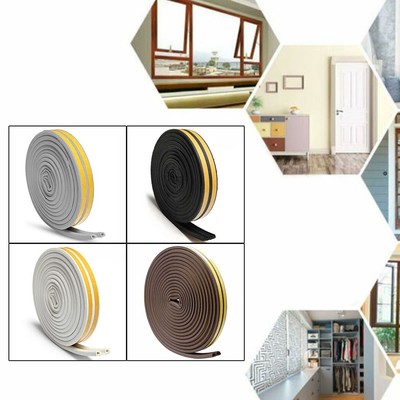Sealing Strip 10m Waterproof Sound Insulation  Window Door Weatherstrip Foams