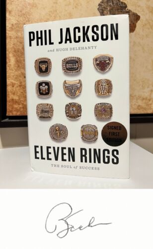 Eleven Rings HAND SIGNED by Coach Phil Jackson! Chicago Bulls Los Angeles Lakers