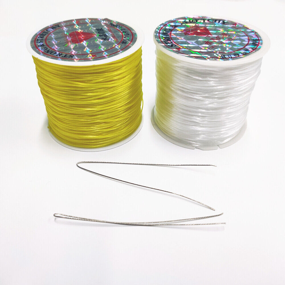 Thread String White For Level 2 Roll Stretch Elastic Cord Nylon Beading String Thread For DIY Jewelry ...