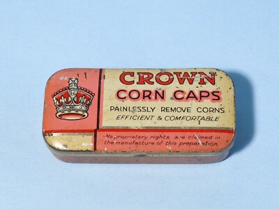 Antike Vintage Crown Mais Kappen Edward Taylor Ltd. Leere Dose #A